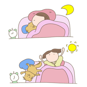 早寝早起き Images Browse 104 Stock Photos Vectors And Video Adobe Stock