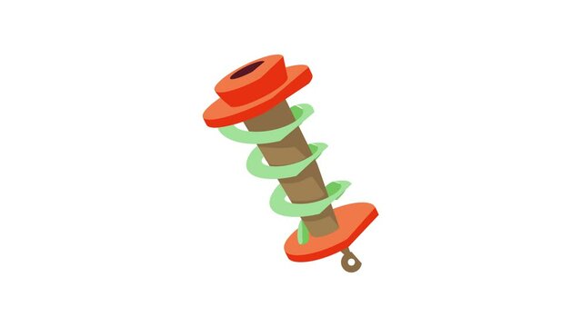 Ignition coil icon animation best cartoon object on white background