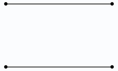 white background with black circle lines on top and bottom