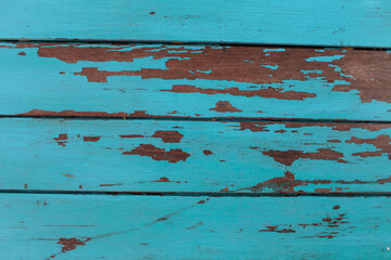 Blue Wood Background Texture.