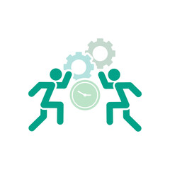 time management icon, project management vector