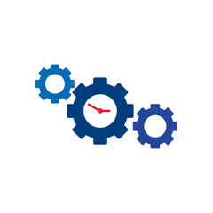 time management icon, project management vector