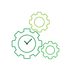 time management icon, project management vector