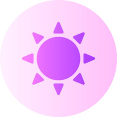 sun gradient icon