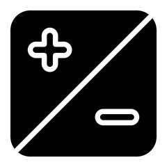 Fototapeta premium exposure glyph icon