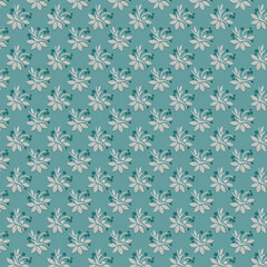 Retro background with floral ornament. For printing on fabric or paper.