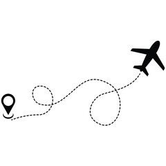 airplane icon, aeroplane vector,  aircraft at the airport, flight and ariways for passenger and tourists, check in sign to the destination