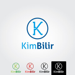 Letter K Logo template