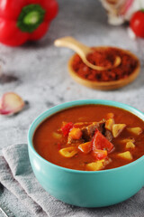Traditional Hungarian meat stew - Goulash