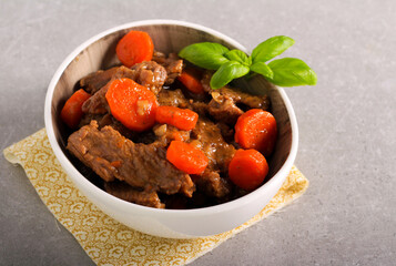 Beef and carrot stew