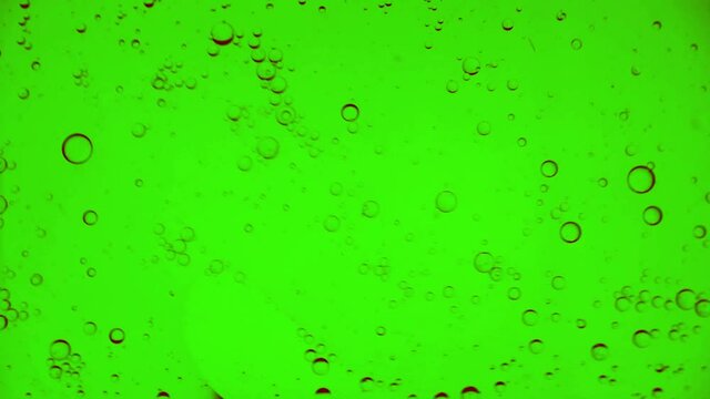 Oil bubbles in slow motion, gradient lighting, macro, texture for background