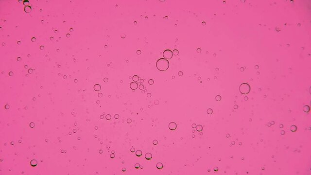 Oil bubbles in slow motion, gradient lighting, macro, texture for background