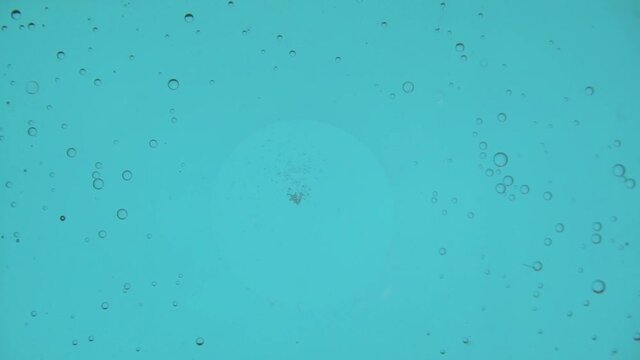 Oil bubbles in slow motion, gradient lighting, macro, texture for background