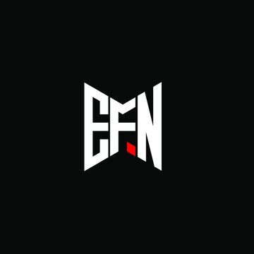EFN letter logo creative design. EFN unique design