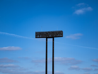 照明のある競技場