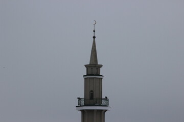 Mosque during the day in winter