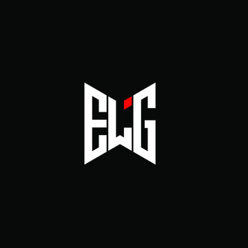 ELG letter logo creative design. ELG unique design