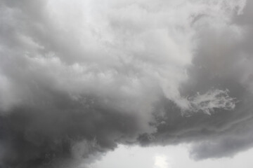 Rain clouds in rainy season