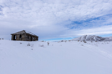 house in the mountains