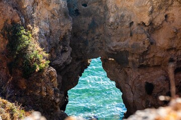 Atlantic coast of Algarve, Portugal