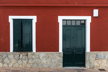 Obraz na płótnie Canvas Old house in Fornells, Menorca, Balearic island, Spain