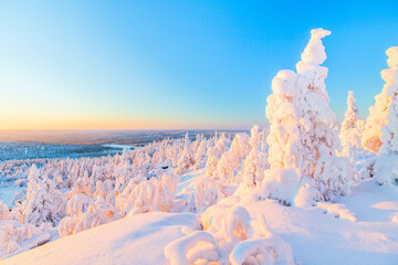 Majestic winter in Finland