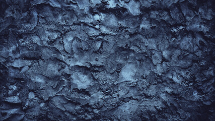 abstract blue grungy cement concrete wall texture background