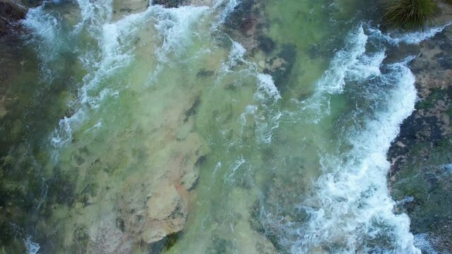 Pe&ntilde;on waterfall on the Jerea river in Pedrosa de Tobalina. Tobalina Valley, Las Merindades, Burgos, Castilla y Leon, Spain, Europe