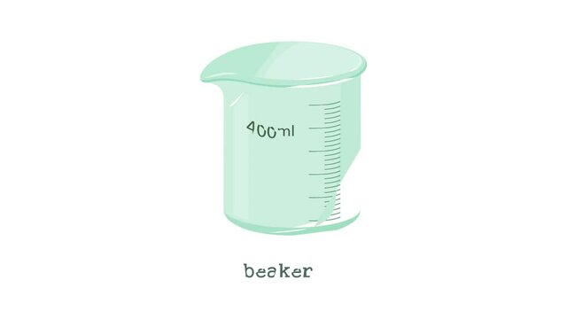 Measuring cup icon animation best cartoon object on white background