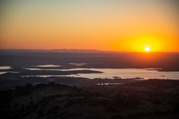 Fototapeta premium PORTUGAL ALENTEJO MONSARAZ LAKE