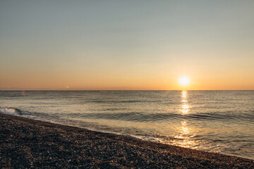 sunrise and beautiful beaches, Kemer, Turkey