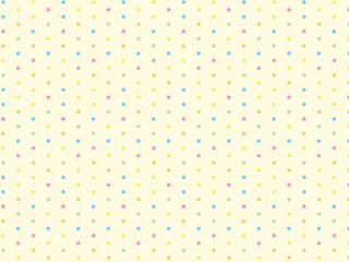 カラフルドットのシームレスパターン