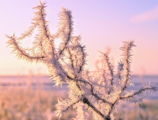 grass in winter