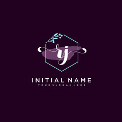 RJ Beautiful handwriting logo or wedding monograms collection