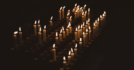 candles in the temple