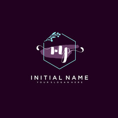 MP Beautiful handwriting logo or wedding monograms collection