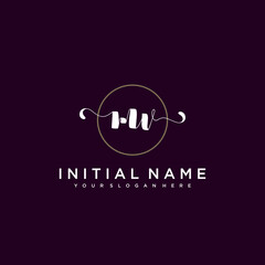 MV Beautiful handwriting logo or wedding monograms collection