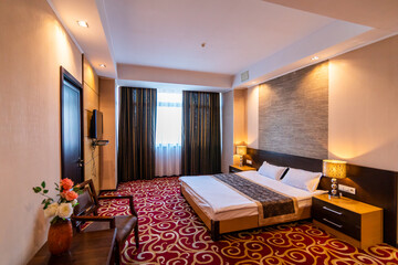 Single Room interior in hotel