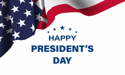 President's Day Background Design. Banner, Poster, Greeting Card. Vector Illustration.