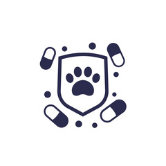 pills for pets, antiviral medicine icon