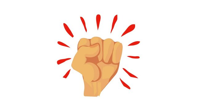 Riot icon animation best cartoon object on white background
