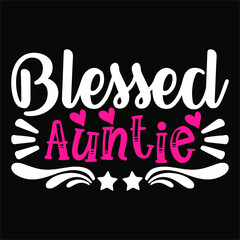 BLESSED AUNTIE SVG