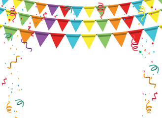 Happy birthday vector transparent background. Colorful happ