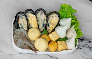 Sashimi and Sushi Mixed Dishes