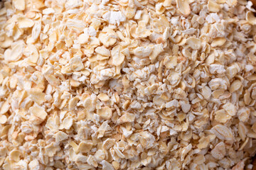 オートミールのアップ