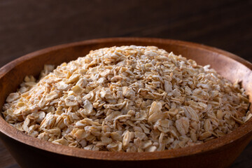 オートミールのアップ