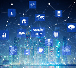 Concept of smart city and internet of things