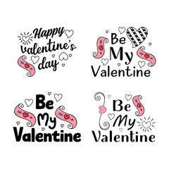 Valentines Day lettering quotes for tshirt