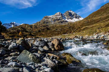 Bergwelt im Kaunertal, Tirol, Österreich