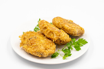 Turkish traditional Food kadinbudu kofte ( meatball ) rice and meat falafel. Traditional Mediterranean cuisine delicacies